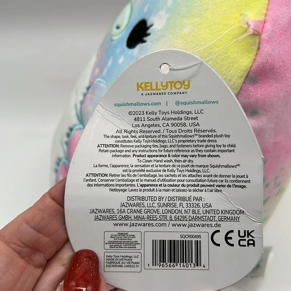 Squishmallow Moonie Water Bear Squishmallow - Ultra Rare Tag- NEW - Picture 6 of 8